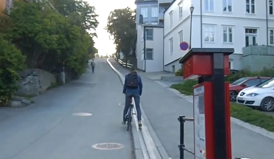 CycloCable (Trampe) en Trondheim